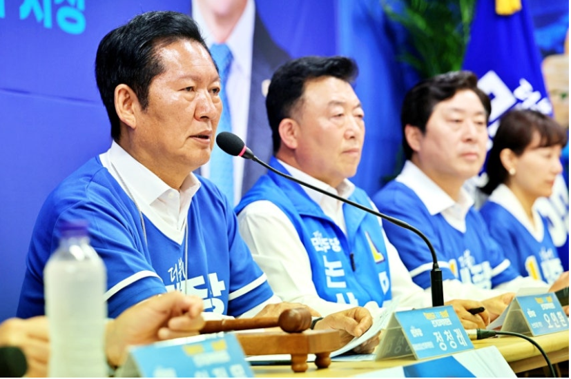 "논산 국방산단 힘 싣겠다"… 정청래, 오인환에 "예산·입법 전폭 지원"